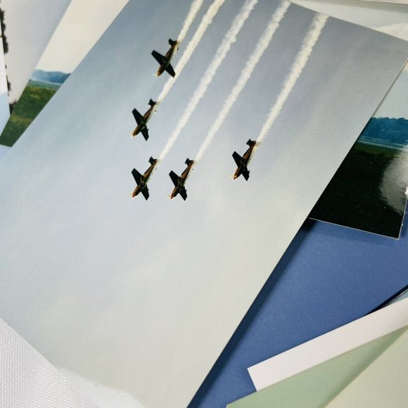Vintage Lot Aviation Airplane Air Show Snapshot Photos Pictures Blue Angels 90s - Picture 2 of 12